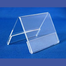 CARTEL      Porta cartel  triangular a dos caras<br>Medidas: 75   x  75 mm<br>